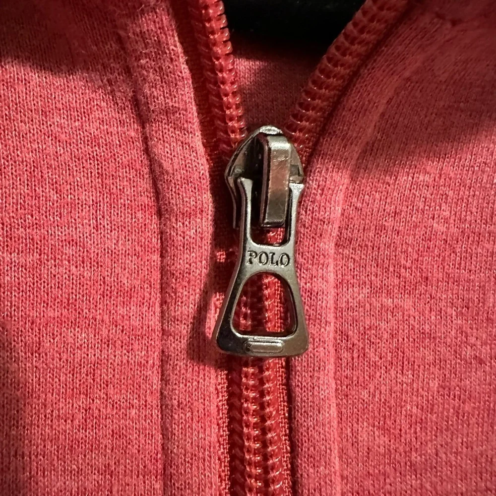 Polo by Ralph Lauren Performance Men's‎ Coral Zip-Up Sweater Size XLT Preppy